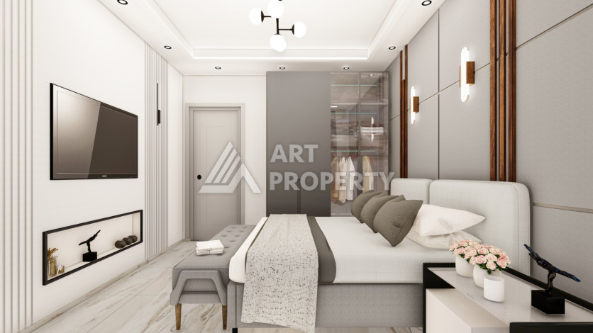 Новый проект уютного жилого комплекса с инфраструктурой в районе Джикджилли - Ракурс 19