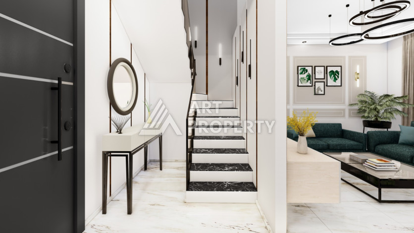 Новый проект уютного жилого комплекса с инфраструктурой в районе Джикджилли - Ракурс 21