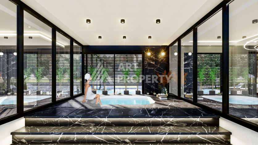 Новый проект уютного жилого комплекса с инфраструктурой в районе Джикджилли - Ракурс 23