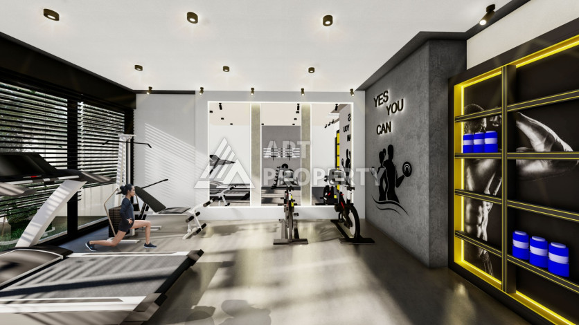 Новый проект уютного жилого комплекса с инфраструктурой в районе Джикджилли - Ракурс 24