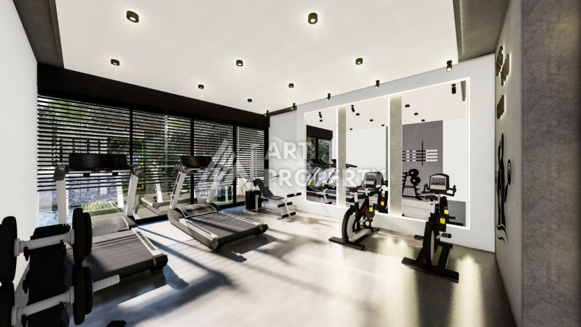 Новый проект уютного жилого комплекса с инфраструктурой в районе Джикджилли - Ракурс 25