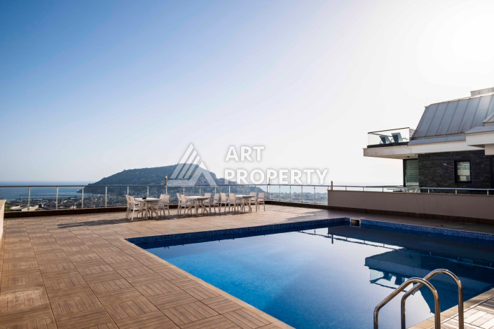 Шикарный дуплекс 3+2 в Центре с видом на море и горы. - Ракурс 33