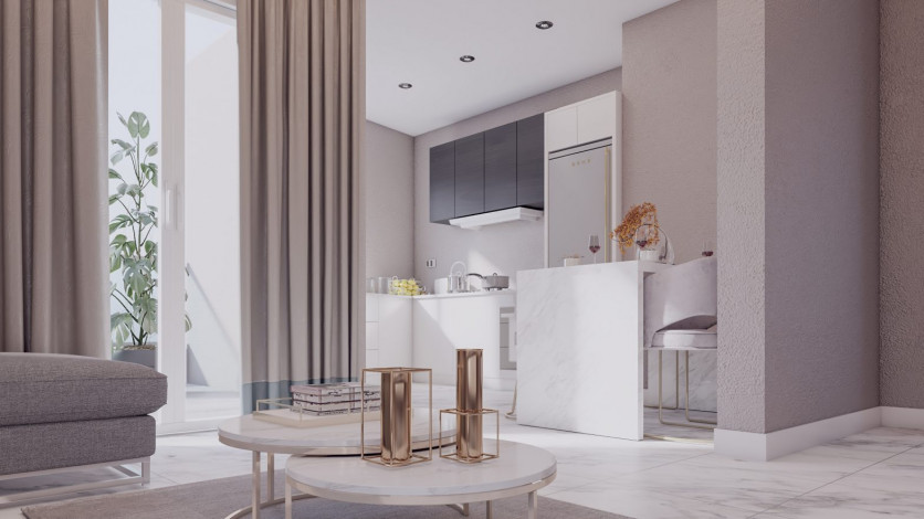 Инвестиционный проект на стадии строительства, в районе Махмутлар, Алания - Ракурс 9