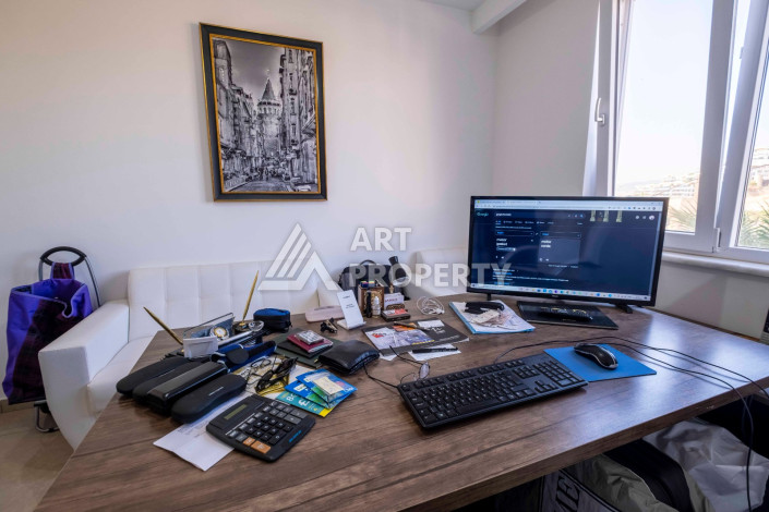 Шикарная  квартира 2+1 в Конаклы с видом на средиземное море - Ракурс 6