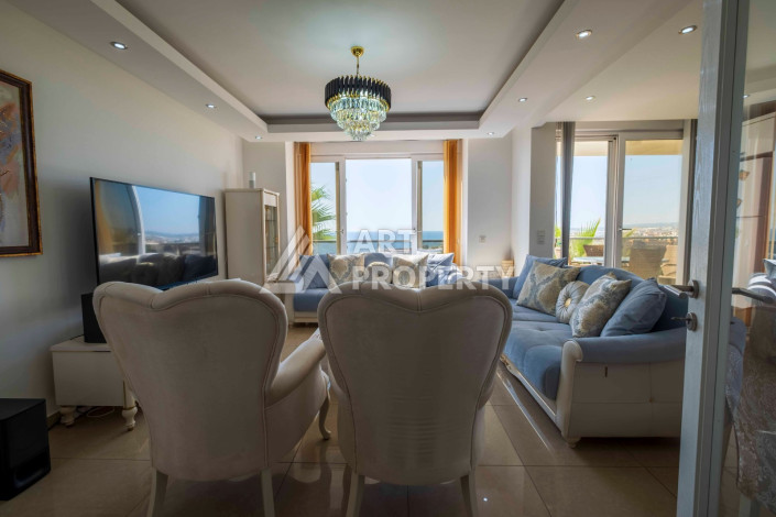 Шикарная  квартира 2+1 в Конаклы с видом на средиземное море - Ракурс 8