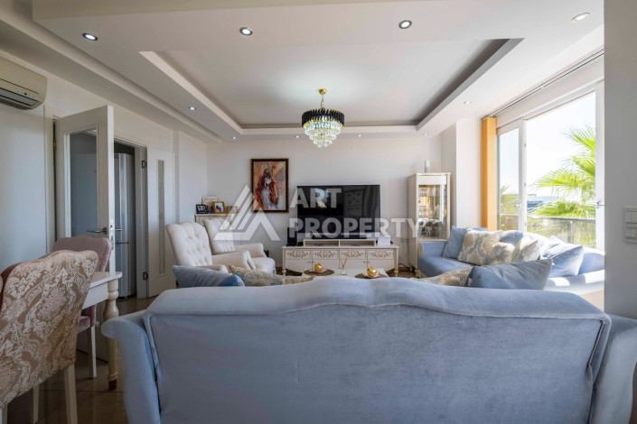 Шикарная  квартира 2+1 в Конаклы с видом на средиземное море - Ракурс 13