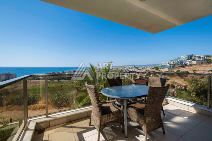 Шикарная  квартира 2+1 в Конаклы с видом на средиземное море - Ракурс 22