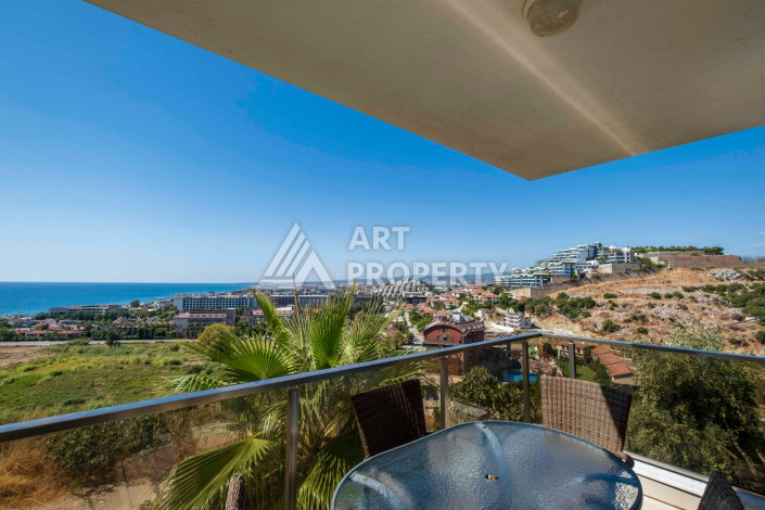 Шикарная  квартира 2+1 в Конаклы с видом на средиземное море - Ракурс 34