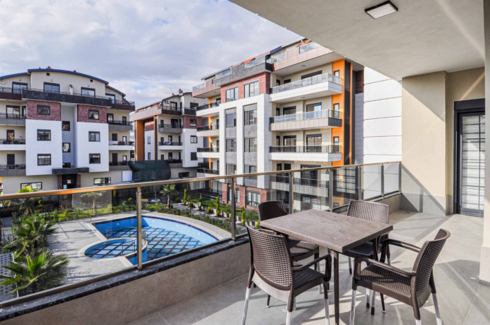 Шикарные аппартаменты в новом комплексе в районе Оба, Алания, 105 м2 - Ракурс 8