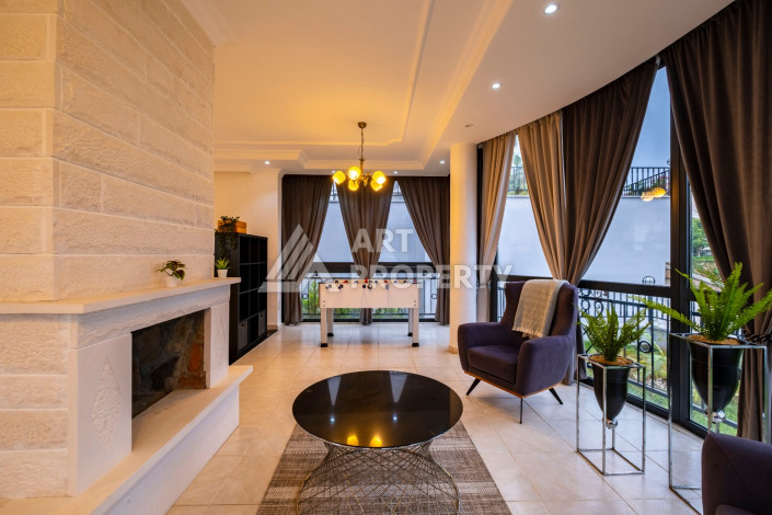 Шикарная вилла 4+1 в районе Конаклы с видом на море - Ракурс 3