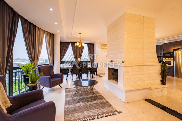 Шикарная вилла 4+1 в районе Конаклы с видом на море - Ракурс 5