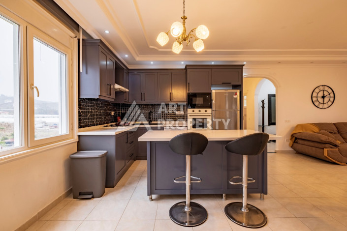 Шикарная вилла 4+1 в районе Конаклы с видом на море - Ракурс 7