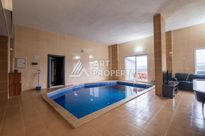 Шикарная вилла 4+1 в районе Конаклы с видом на море - Ракурс 29