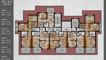 Квартира с планировкой 2+1  в перспективном районе Алании – Демирташ - Ракурс 13