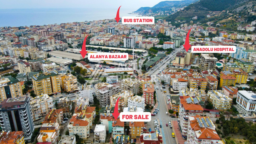 Четырех комнатная  квартира в 750 метрах от моря – центр Алании - Ракурс 3