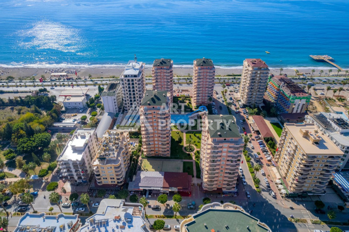 Просторная квартира в Махмутларе с видом на море, планировкой 2+1,120м2 - Ракурс 13