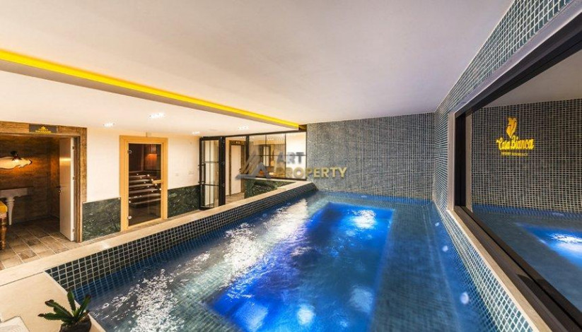 Двухуровневая квартира в шикарной рециденции, с 250 метрах от Средиземного моря, в районе Махмутлар, Алания, 123 м2 - Ракурс 4