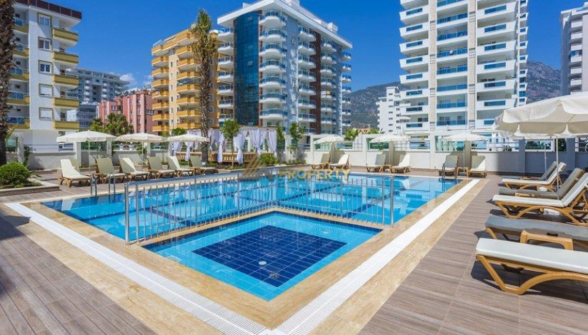 Двухуровневая квартира в шикарной рециденции, с 250 метрах от Средиземного моря, в районе Махмутлар, Алания, 123 м2 - Ракурс 8