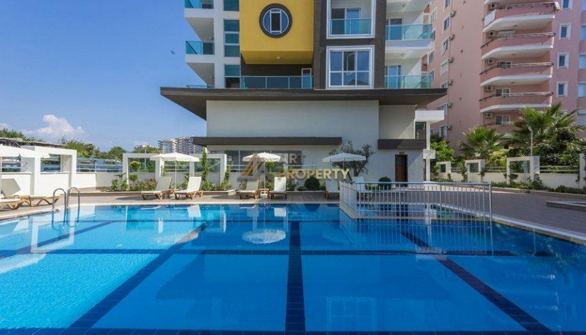 Двухуровневая квартира в шикарной рециденции, с 250 метрах от Средиземного моря, в районе Махмутлар, Алания, 123 м2 - Ракурс 9