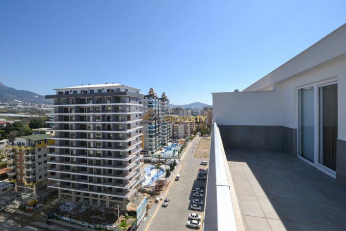 Двухуровневая квартира в шикарной рециденции, с 250 метрах от Средиземного моря, в районе Махмутлар, Алания, 123 м2 - Ракурс 12