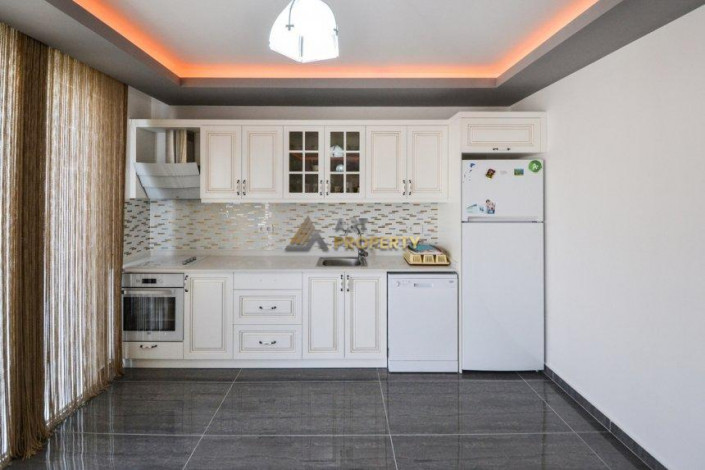 Двухуровневая квартира в шикарной рециденции, с 250 метрах от Средиземного моря, в районе Махмутлар, Алания, 123 м2 - Ракурс 13