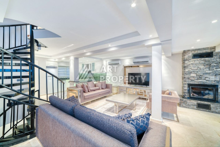 Видовая вилла 5+1 в районе Демирташ 300м2 - Ракурс 14