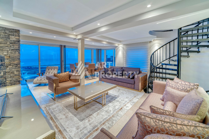 Видовая вилла 5+1 в районе Демирташ 300м2 - Ракурс 19