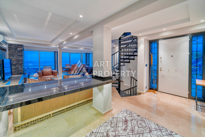 Видовая вилла 5+1 в районе Демирташ 300м2 - Ракурс 23