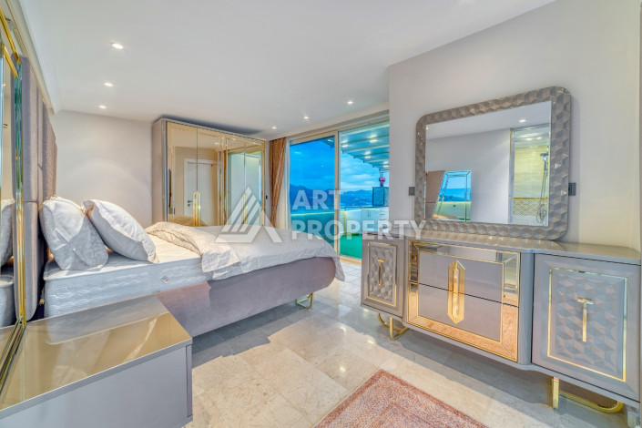 Видовая вилла 5+1 в районе Демирташ 300м2 - Ракурс 34