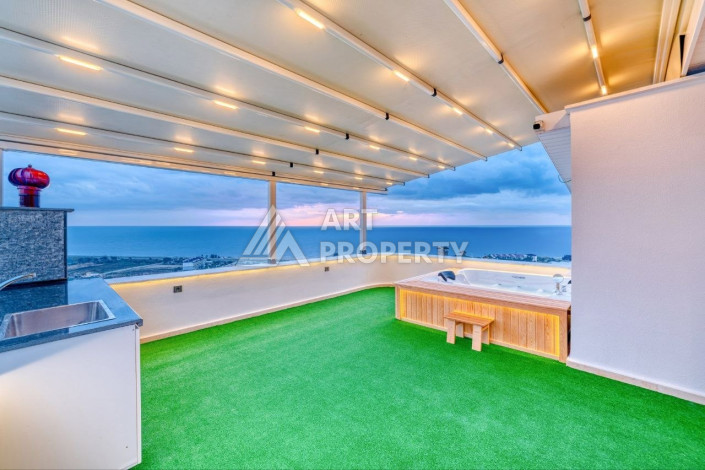 Видовая вилла 5+1 в районе Демирташ 300м2 - Ракурс 74