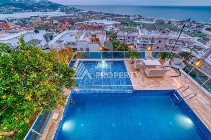 Видовая вилла 5+1 в районе Демирташ 300м2 - Ракурс 89