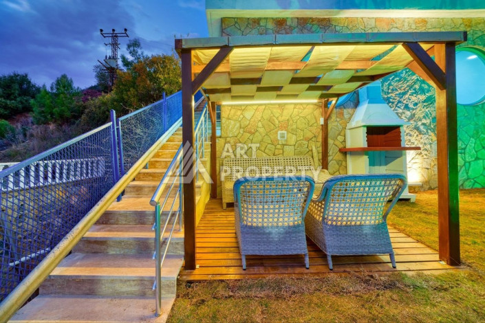 Видовая вилла 5+1 в районе Демирташ 300м2 - Ракурс 90