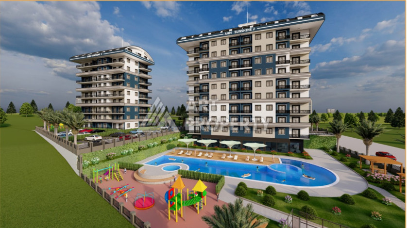 Выгодный инвестиционный проект – резиденция с развитой инфраструктурой в районе Паяллар, Алания - Ракурс 5