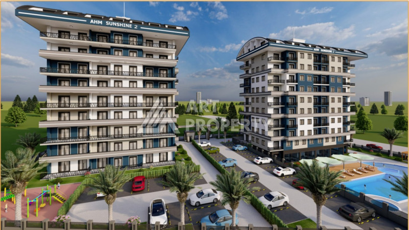 Выгодный инвестиционный проект – резиденция с развитой инфраструктурой в районе Паяллар, Алания - Ракурс 6