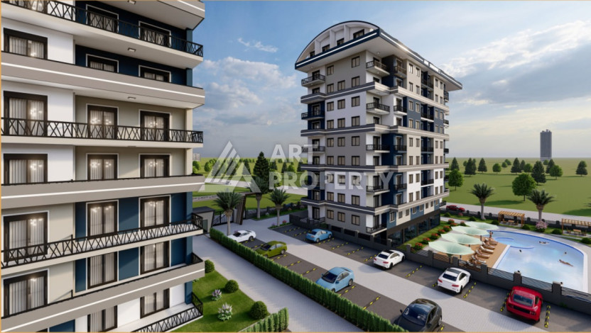 Выгодный инвестиционный проект – резиденция с развитой инфраструктурой в районе Паяллар, Алания - Ракурс 8