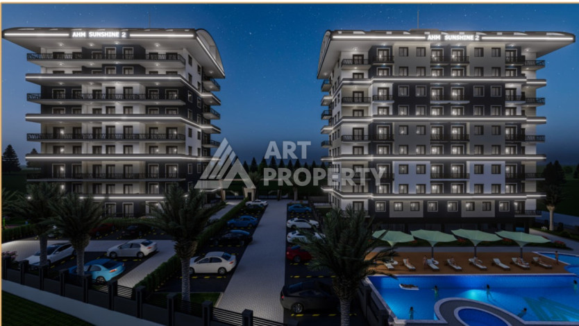 Выгодный инвестиционный проект – резиденция с развитой инфраструктурой в районе Паяллар, Алания - Ракурс 12