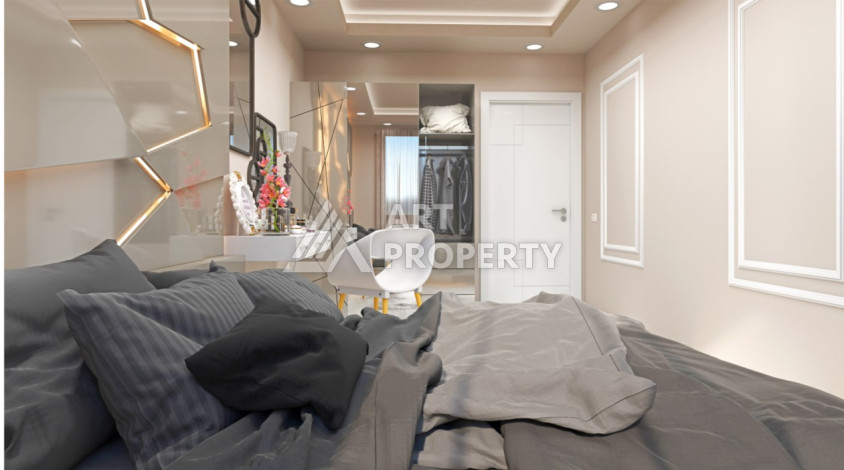 Выгодный инвестиционный проект – резиденция с развитой инфраструктурой в районе Паяллар, Алания - Ракурс 16