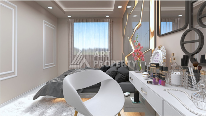 Выгодный инвестиционный проект – резиденция с развитой инфраструктурой в районе Паяллар, Алания - Ракурс 17