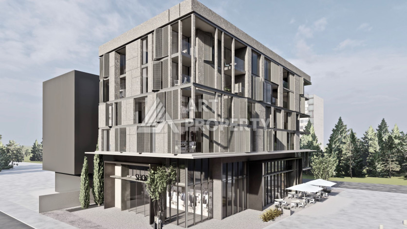 Проект на этапе котлована в самом центре Алании в 450 м от моря! - Ракурс 8