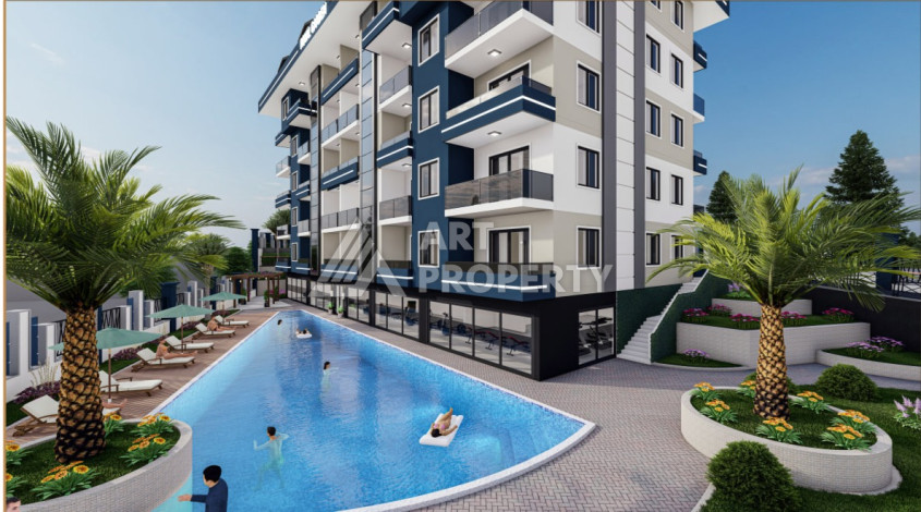 Инвестиционная недвижимость в Алании, район Кестель. Проект Off-plan - Ракурс 4