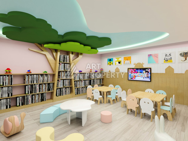 Новый проект жилого комплекса с инфраструктурой в районе Демирташ - Ракурс 8