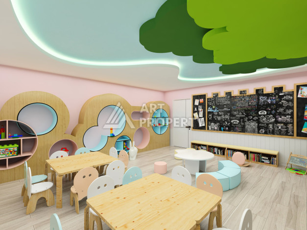 Новый проект жилого комплекса с инфраструктурой в районе Демирташ - Ракурс 10