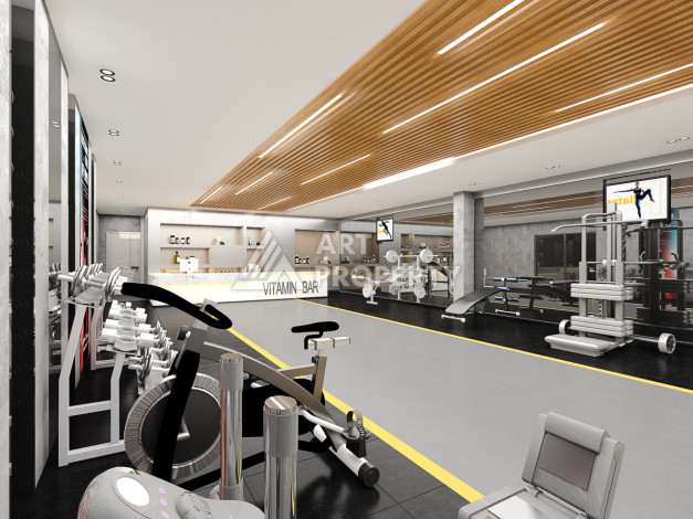 Новый проект жилого комплекса с инфраструктурой в районе Демирташ - Ракурс 11