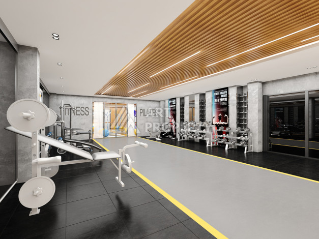 Новый проект жилого комплекса с инфраструктурой в районе Демирташ - Ракурс 12