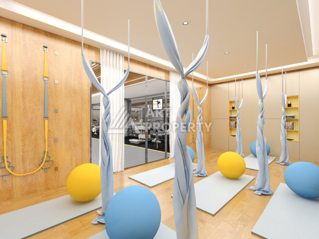 Новый проект жилого комплекса с инфраструктурой в районе Демирташ - Ракурс 14