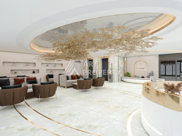 Новый проект жилого комплекса с инфраструктурой в районе Демирташ - Ракурс 16