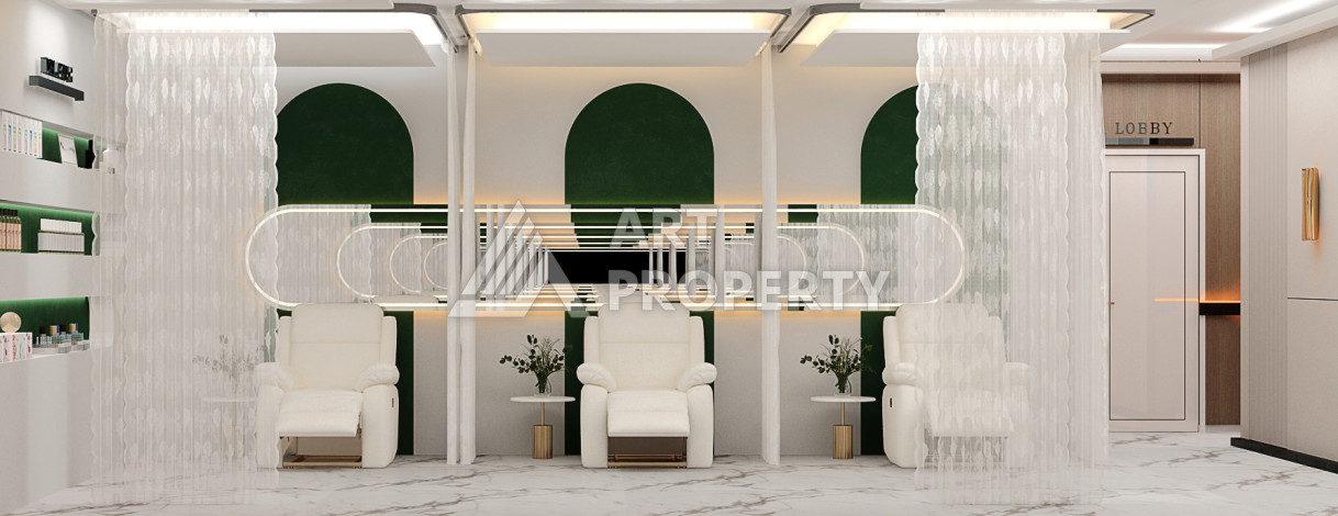 Новый проект жилого комплекса с инфраструктурой в районе Демирташ - Ракурс 37