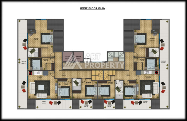 Новый шикарный проект с развитой инфраструктурой в районе Оба - Ракурс 4