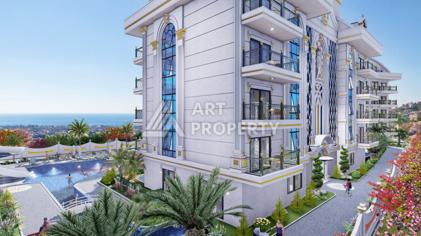 Новый шикарный проект с развитой инфраструктурой в районе Оба - Ракурс 12