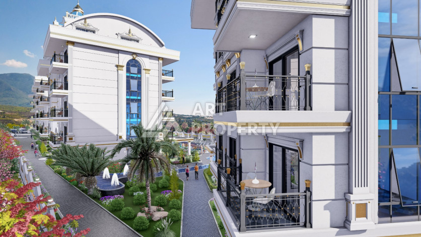 Новый шикарный проект с развитой инфраструктурой в районе Оба - Ракурс 13